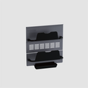BASEL Dual Pot Lid Holder with Drip Tray