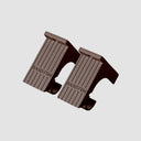 Brugg Top Hanging Rail Holder (Left and Right)