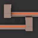 Brugg Side Hanging Rail Holder (Left and Right)