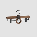 HORGEN Khaki Walnut Pant & Skirt Hanger