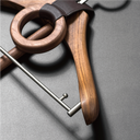 HORGEN Khaki Walnut Suit & Dress Hanger