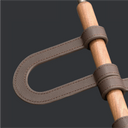 HORGEN Khaki Walnut U-Scarf Hanger