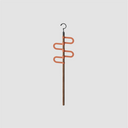 HORGEN Saddle Orange Walnut U-Scarf Hanger