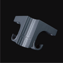 Lugano Corner Hanging Rail Holder