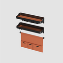 LYSS Wardrobe Door-Mounted Storage System Set B
