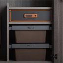 ZUG Saddle Orange Smart Fingerprint Lockbox